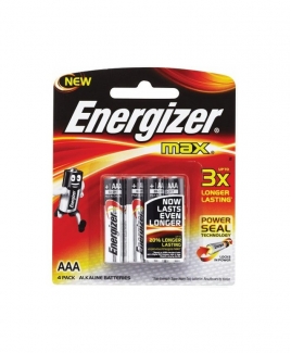 Energizer® MAX AAA Alkaline Batteries - 4pcs pack